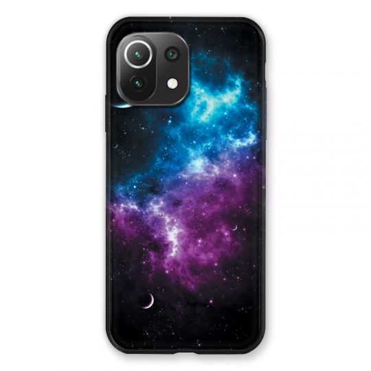 Coque Pour Xiaomi Mi 11 Lite 4G / 5G Univers Bleu Violet