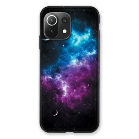 Coque Pour Xiaomi Mi 11 Lite 4G / 5G Univers Bleu Violet
