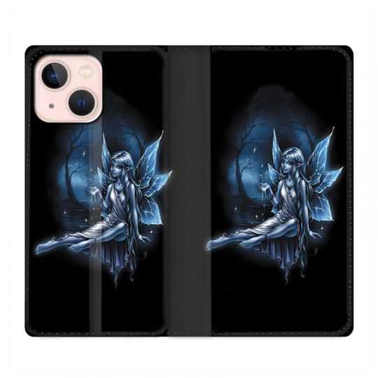 Housse Cuir Portefeuille Pour Iphone 13 Fee Bleu