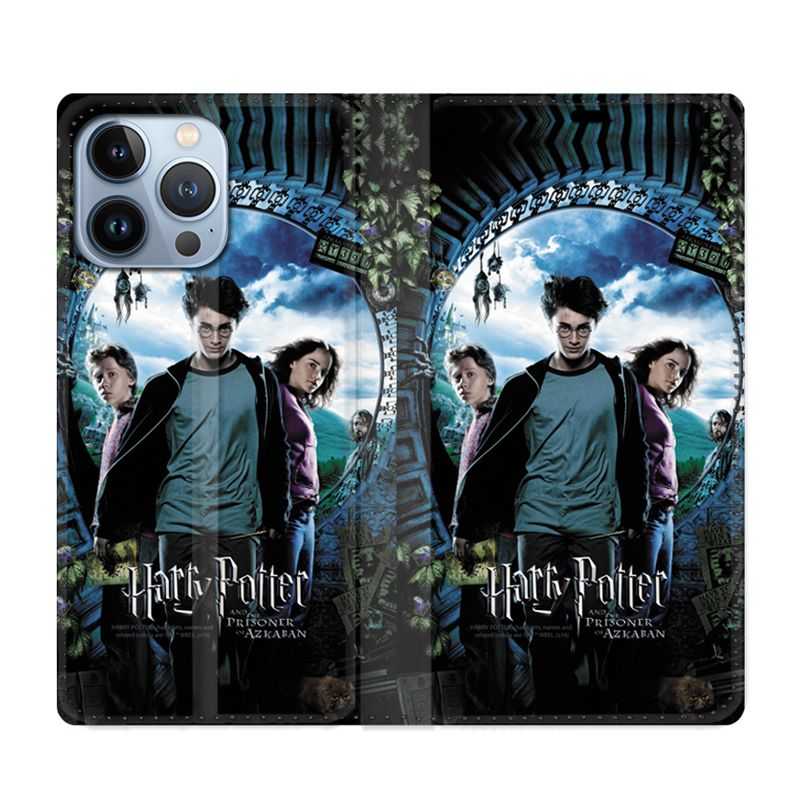 Housse Cuir Portefeuille Pour Iphone 13 Pro WB License Harry Potter Azkaban
