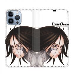 Housse Cuir Portefeuille Pour Iphone 13 Pro Manga Gunnm Gally