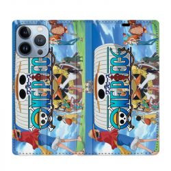Housse Cuir Portefeuille Pour Iphone 13 Pro Manga One Piece Sunny