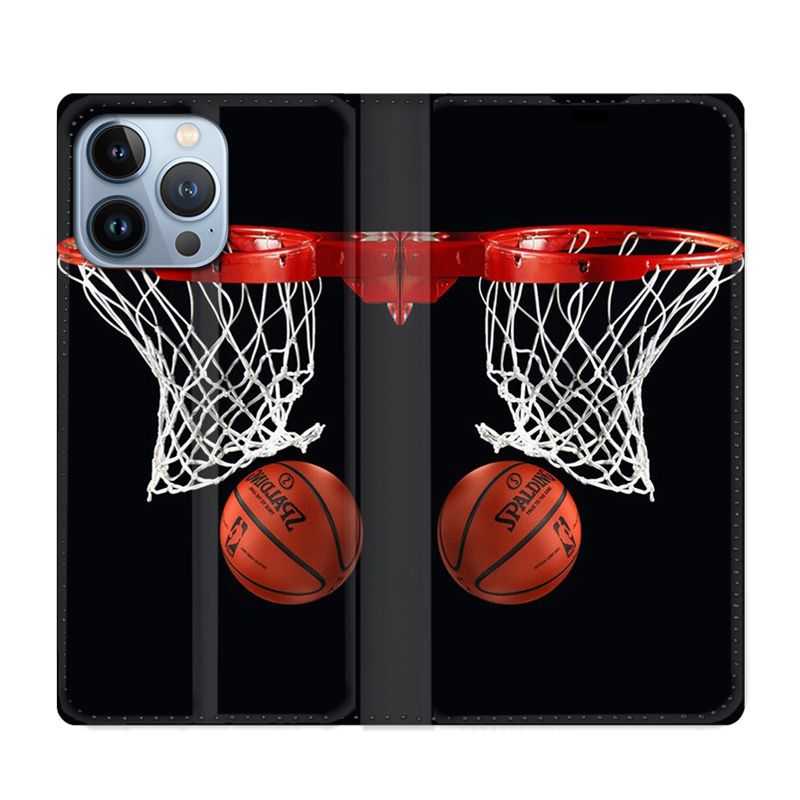 Housse Cuir Portefeuille Pour Iphone 13 Pro Panier Basket