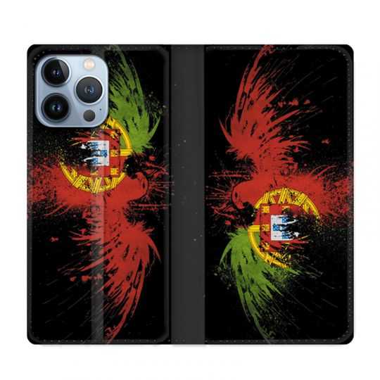Housse Cuir Portefeuille Pour Iphone 13 Pro Portugal Aigle