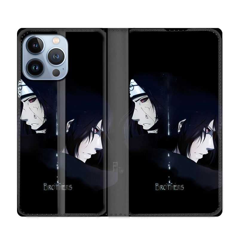 Cover Cokitec Per IPhone 13 (6.1) – Manga Naruto Sasuke Itachi – TPU Morbido Resistente