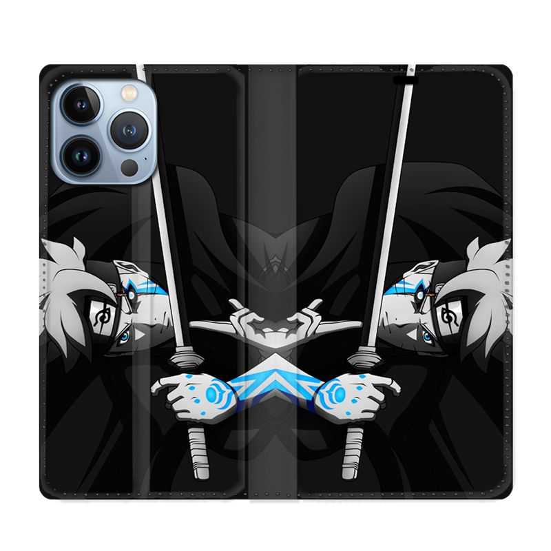 Housse Cuir Portefeuille Pour Iphone 13 Pro Max Manga Boruto Epée