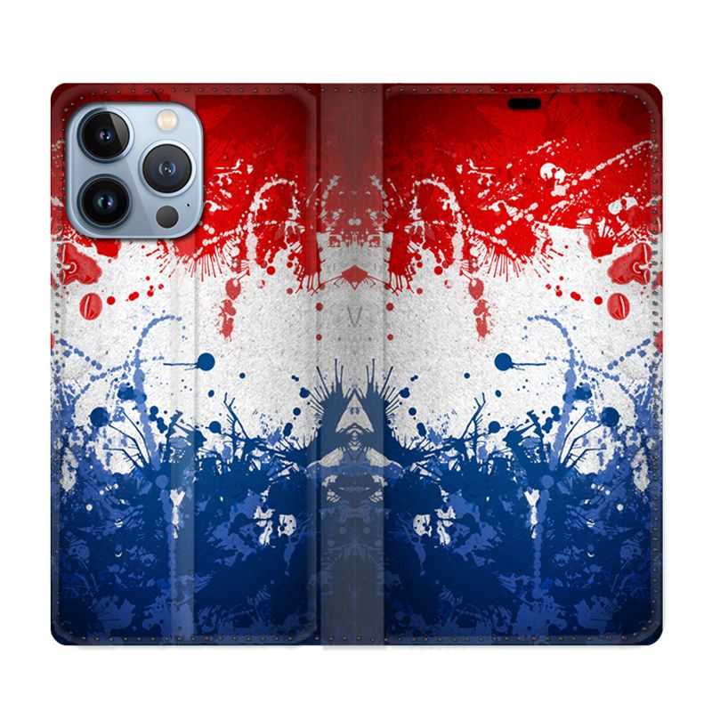 Housse Cuir Portefeuille Pour Iphone 13 Pro Max France Eclaboussure