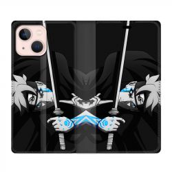 Housse Cuir Portefeuille Pour Iphone 13 Mini Manga Boruto Epée