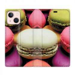 Housse Cuir Portefeuille Pour Iphone 13 Mini Macaron
