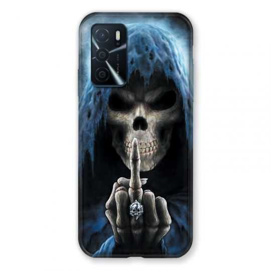 Coque Pour Oppo A16 / A16S Tete de Mort Doigt