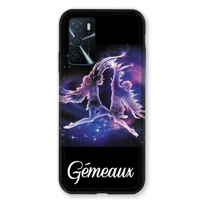 Coque Pour Oppo A16 / A16S Signe Zodiaque 2 Gémeaux