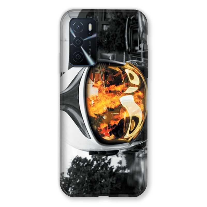 Coque Pour Oppo A16 / A16S Pompier Casque Feu