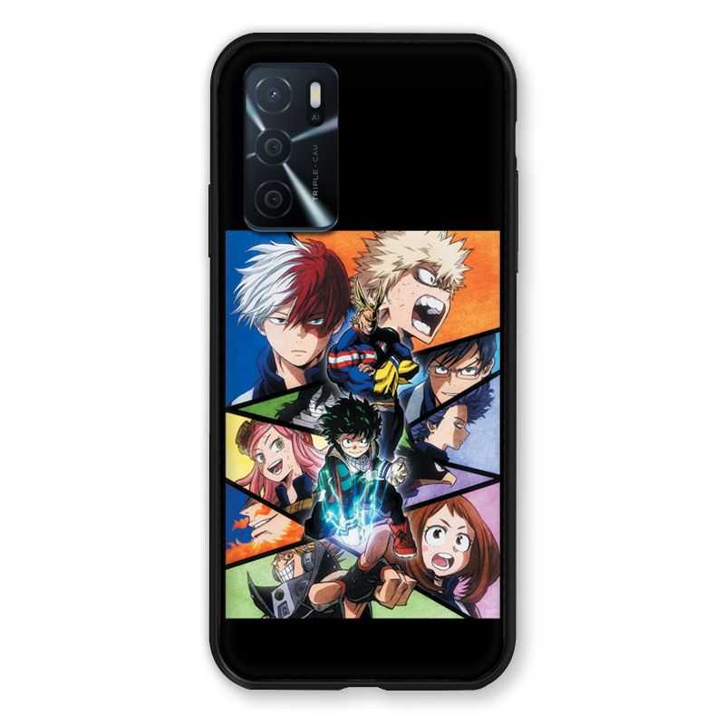 Coque Pour Oppo A16 / A16S Manga My Hero Academia Noir