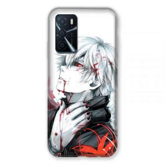 Coque Pour Oppo A16 / A16S Manga Kaneki Blanc