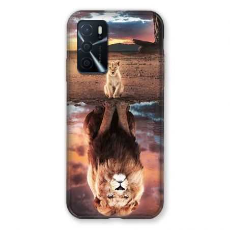 Coque Pour Oppo A16 / A16S Lion Reflet