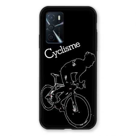 Coque Pour Oppo A16 / A16S Cyclisme Ombre Blanche