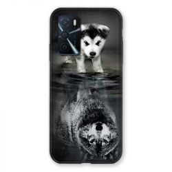 Coque Pour Oppo A16 / A16S Chien Reflet