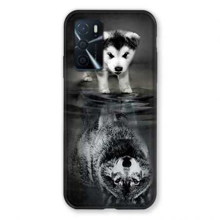 Coque Pour Oppo A16 / A16S Chien Reflet