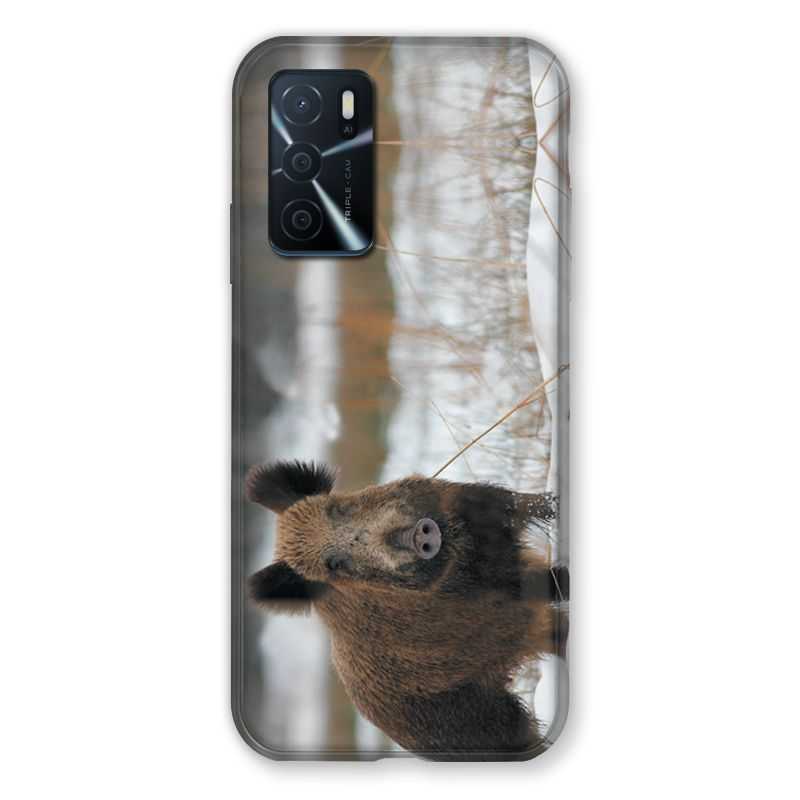 Coque Pour Oppo A16 / A16S Chasse Sanglier Neige