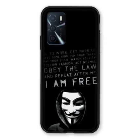 Coque Pour Oppo A16 / A16S Anonymous I am free