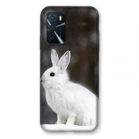 Coque Pour Oppo A16 / A16S Lapin Blanc