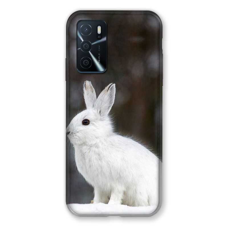 Coque Pour Oppo A16 / A16S Lapin Blanc