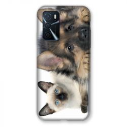 Coque Pour Oppo A16 / A16S Chien vs Chat