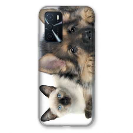 Coque Pour Oppo A16 / A16S Chien vs Chat