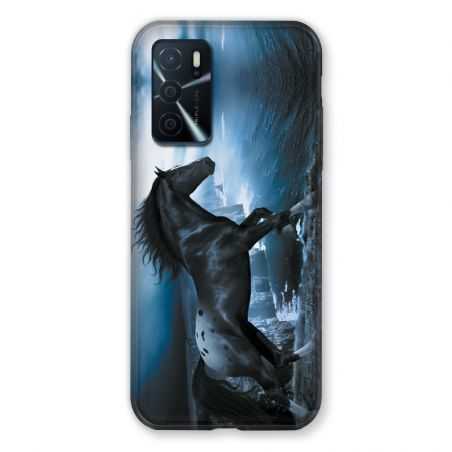 Coque Pour Oppo A16 / A16S Cheval Noir