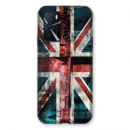 Coque Pour Oppo A16 / A16S Angleterre UK Jean's
