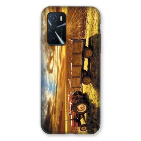 Coque Pour Oppo A16 / A16S Agriculture Tracteur Color