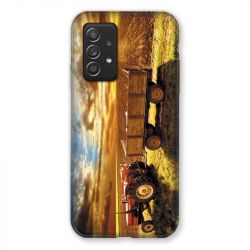 Coque Pour Samsung Galaxy A52S Agriculture Tracteur Color