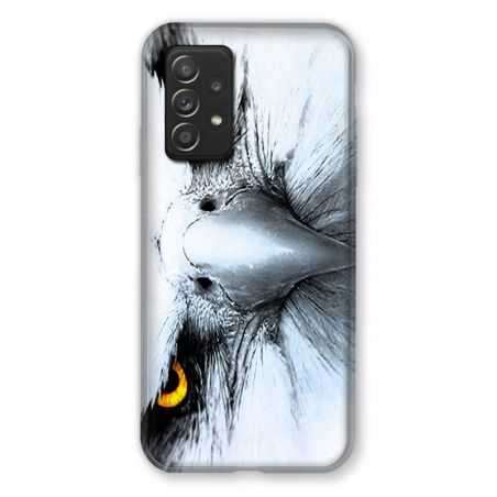 Coque Pour Samsung Galaxy A52S Aigle Royal Blanc