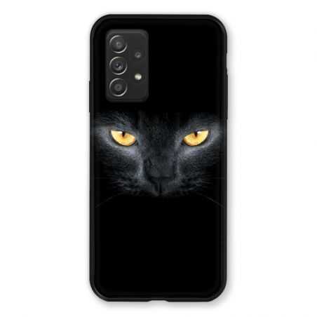 Coque Pour Samsung Galaxy A52S Chat Noir