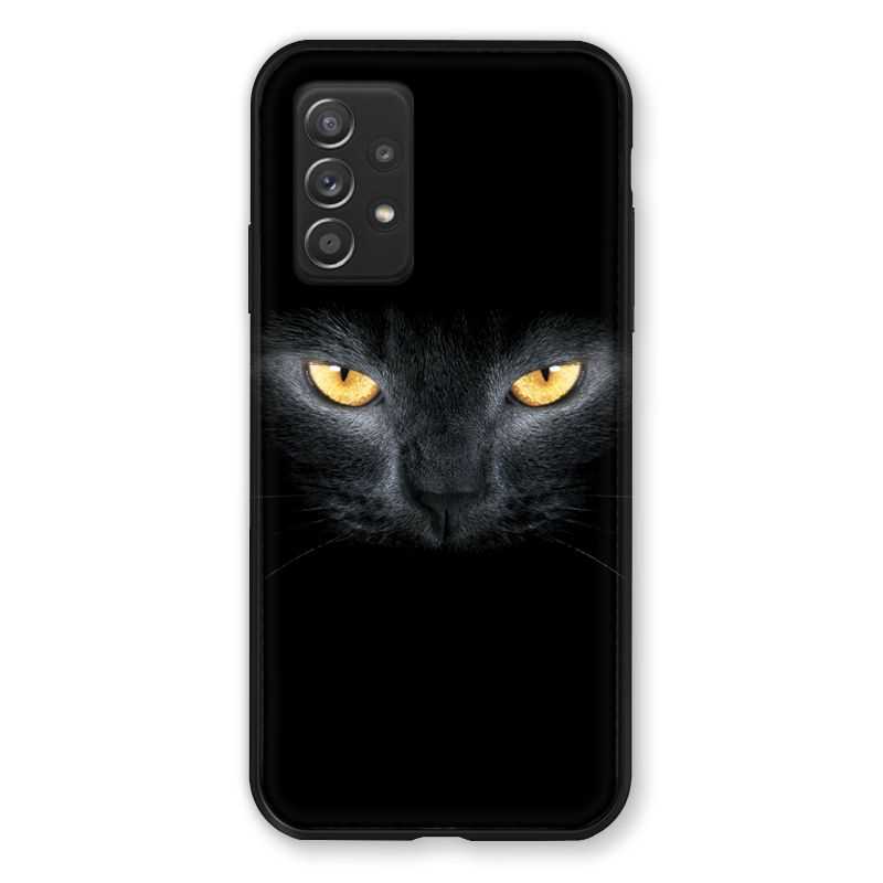Coque Pour Samsung Galaxy A52S Chat Noir
