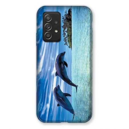 Coque Pour Samsung Galaxy A52S Dauphin Ile