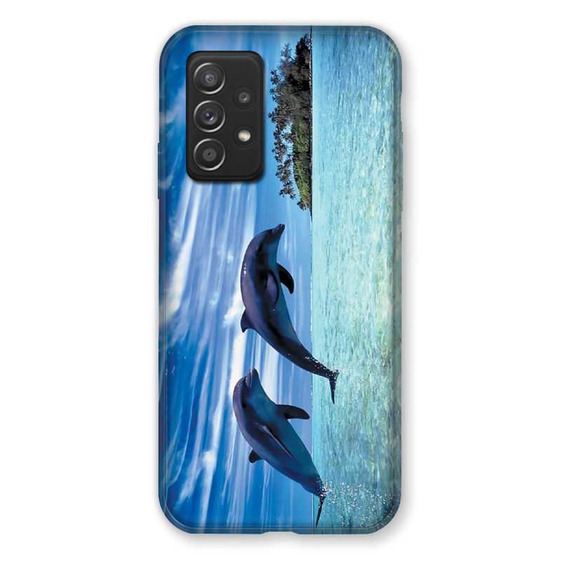 Coque Pour Samsung Galaxy A52S Dauphin Ile