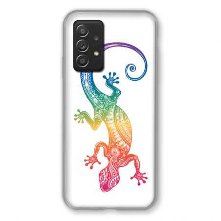 Coque Pour Samsung Galaxy A52S Animaux Maori Salamandre Color