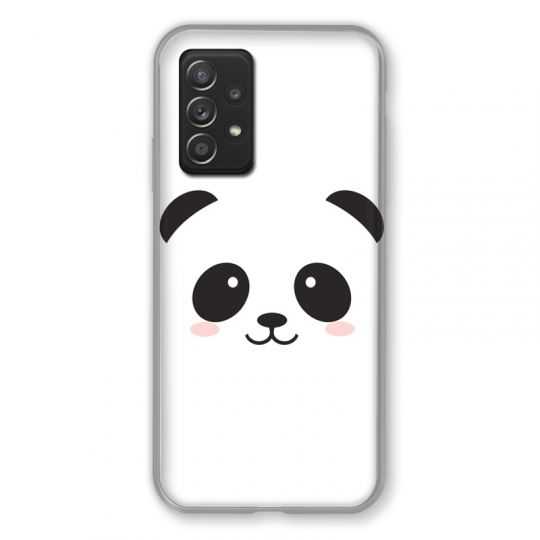 Coque Pour Samsung Galaxy A52S Panda Blanc
