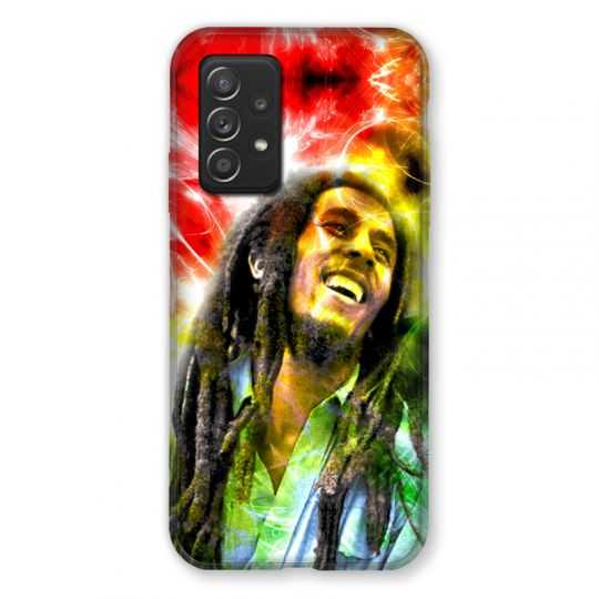 Coque Pour Samsung Galaxy A52S Bob Marley Color