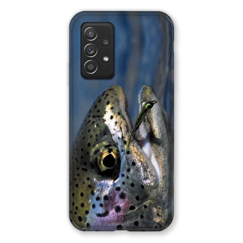 Coque Pour Samsung Galaxy A52S Peche Truite