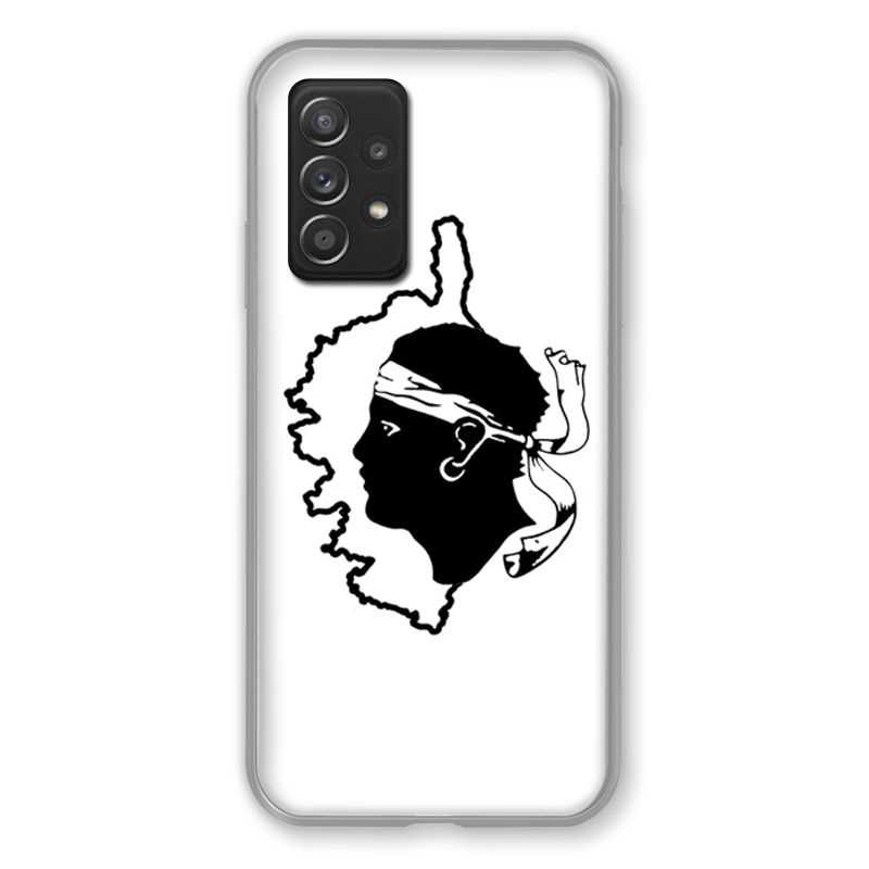 Coque Pour Samsung Galaxy A52S Corse Blanc