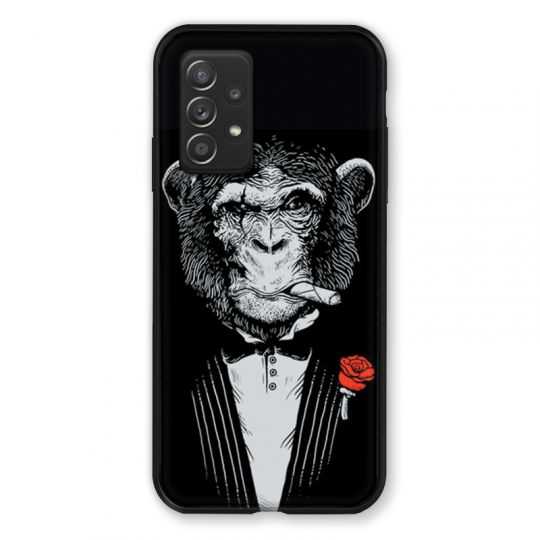 Coque Pour Samsung Galaxy A52S Decale Singe Mafia