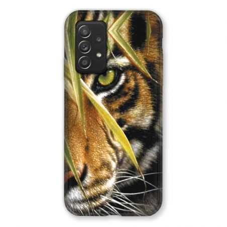 Coque Pour Samsung Galaxy A52S Oeil Tigre