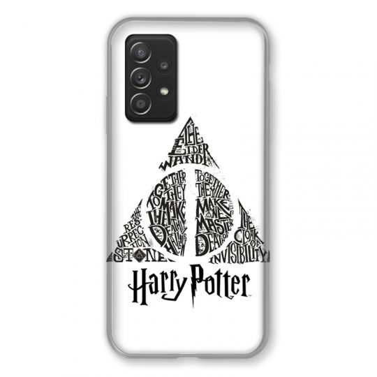 Coque Pour Samsung Galaxy A52S WB License Harry Potter Triangle Blanc