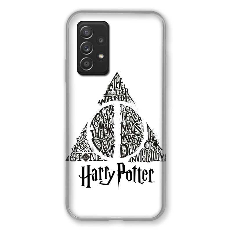 Coque Pour Samsung Galaxy A52S WB License Harry Potter Triangle Blanc