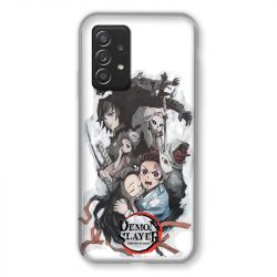Coque Pour Samsung Galaxy A52S Manga Demon Slayer Blanc