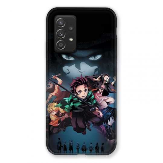 Coque Pour Samsung Galaxy A52S Manga Demon Slayer Noir