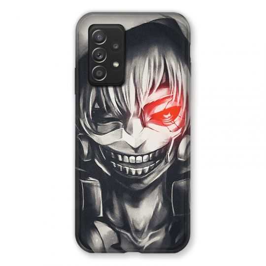 Coque Pour Samsung Galaxy A52S Manga Kaneki Noir