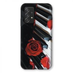 Coque Pour Samsung Galaxy A52S Musique Rose Piano